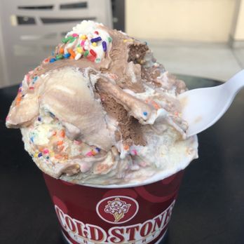 Cold Stone Creamery - a cup of ice cream with sprinkles - Ice Cream & Frozen Yogurt Near Me - Spokane, Washington