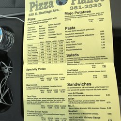Pizza Planet - Menu