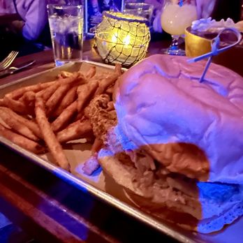 Broken Compass Tiki - Spicy chicken sandwich - New American Near Me - Burbank, California