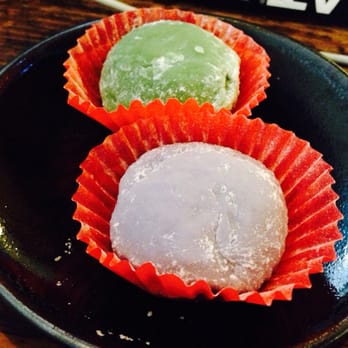 Far Leaves Tea - Taro and green tea mochi. - Tea Rooms Near Me - Berkeley, California