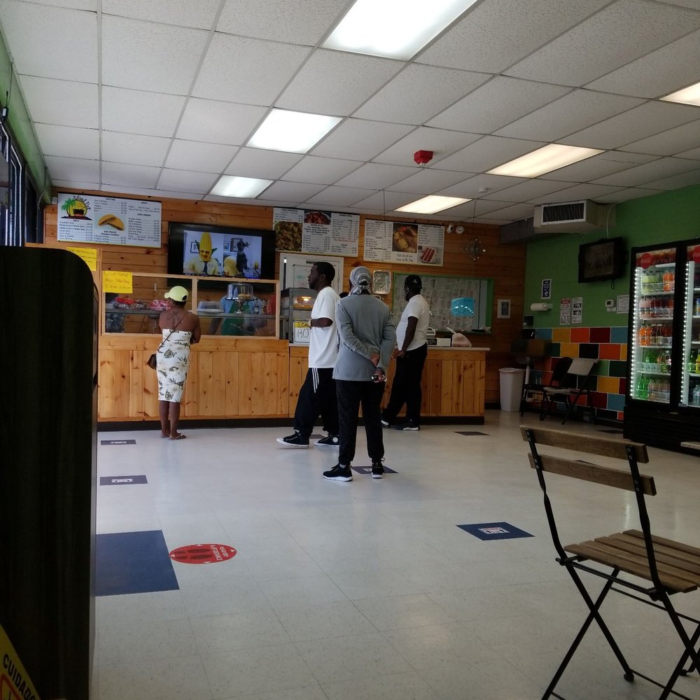Inside of Island Pot restaurant.