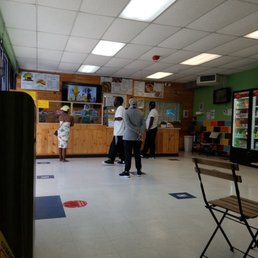Inside of Island Pot restaurant.