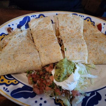 Coyote Cantina - Chicken quesadilla is filling. - Tex-Mex Near Me - Redondo Beach, California