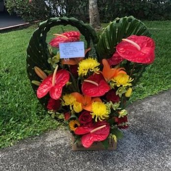 Country Heart Flowers - Medium size, $85 plus $15 within kaneohe delivery fee. Beautiful!! - Florists Near Me - Kaneohe, Hawaii