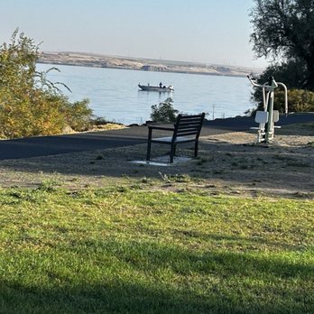 Boardman Marina & RV Park - Lots of walking motivation, Pokemon stops, exercise stations. What a view. There is a huge flying dish area that is very challenging. - Boating Near Me - Boardman, Oregon