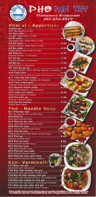 Menu photo 8 Pho Mai Thy Calgary, AB Menu photo 8 Pho Mai Thy Calgary, AB