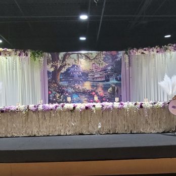 American Home Design - Decor for stage. Willow table skirt and drapes - Fabric Stores Near Me - Los Angeles, California American Home Design - Decor for stage. Willow table skirt and drapes - Fabric Stores Near Me - Los Angeles, California
