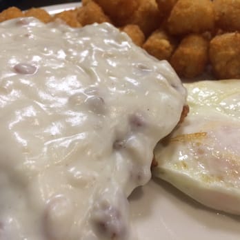 Flo's Coffee Shop - Chicken fried steak with over easy eggs and tater tots - Diners Near Me - El Monte, California Flo's Coffee Shop - Chicken fried steak with over easy eggs and tater tots - Diners Near Me - El Monte, California