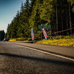 Olympic Adventure Campground - Another point of view of the entrance when leaving forks