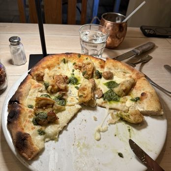 Piazza 1909 - Salsiccia Ricotta E Pesto Pizza - Italian Near Me - San Diego, California