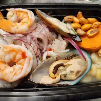 El Porteño - El Porteno - Ceviche Mixto ... large pieces of seafood in this dish - Peruvian Near Me - San Francisco, California El Porteño - El Porteno - Ceviche Mixto ... large pieces of seafood in this dish - Peruvian Near Me - San Francisco, California