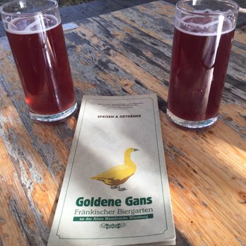 Brauhaus Goldene Gans - Beer with Elderflower :) - Franconian Near Me - Würzburg, BY