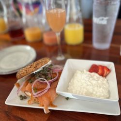 Lauria’s - Lox. Able with cottage cheese