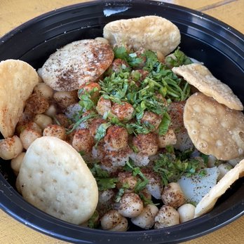 Vik's Chaat - Dahi Papdi Chaat - a bit dry and underwhelming - Indian Near Me - Berkeley, California