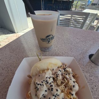 Bend the Bao - Duck bai and darknroasty Boba drink - American Near Me - Orlando, Florida