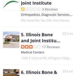 Hinsdale Orthopaedics - Western Springs - There are no IBJI facilities will 4 or even 5 star ratings!!!