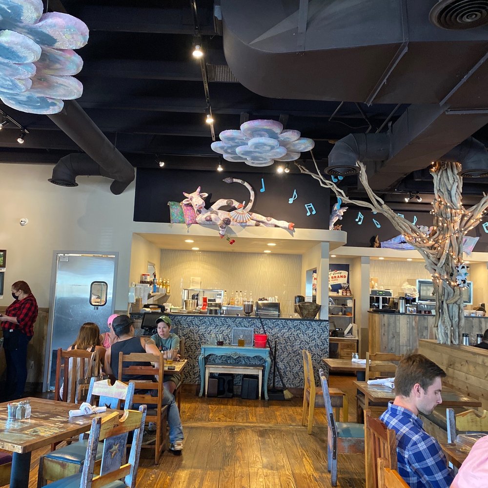 Range Cafe - The famous cloud over the kitchen area. - Breakfast & Brunch Near Me - Albuquerque, New Mexico Range Cafe - The famous cloud over the kitchen area. - Breakfast & Brunch Near Me - Albuquerque, New Mexico