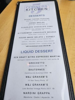 Menu photo 4 5 Corners Kitchen Marblehead, MA