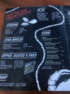 Menu photo 5 Sono Seaport Seafood Norwalk, CT Menu photo 5 Sono Seaport Seafood Norwalk, CT