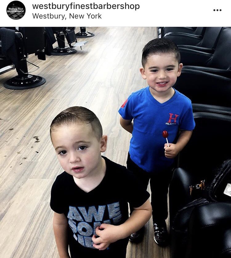 Westbury Finest Barber Shop Logo