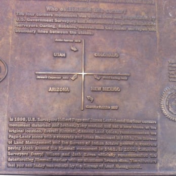 Four Corners Monument - Landmarks & Historical Buildings Near Me - Teec Nos Pos, New Mexico