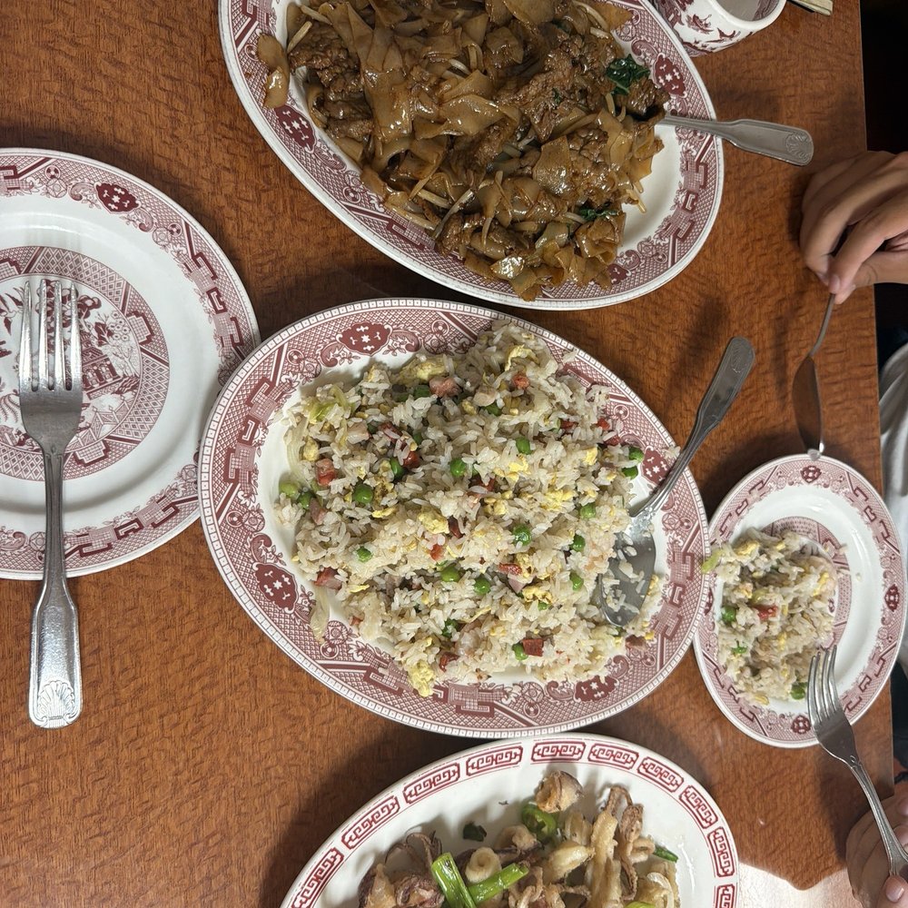 Beef Chow Fun, Young Chow Fried Rice, & Salted Shrimp Beef Chow Fun, Young Chow Fried Rice, & Salted Shrimp