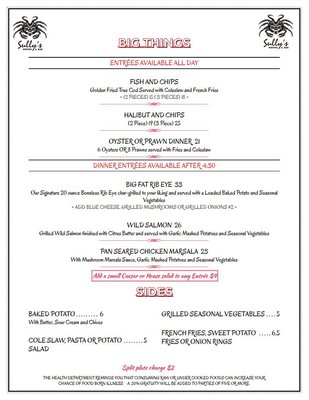 Menu photo 8 Sully's Bistro & Bar Suquamish, WA Menu photo 8 Sully's Bistro & Bar Suquamish, WA