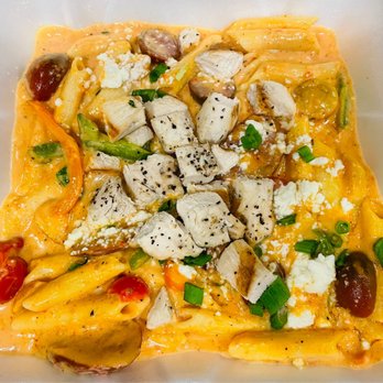 Dawson's Bar & Grill - Ragin' Cajun Pasta with Chicken, Sausage, Bell Peppers and Tomatoes - Bars Near Me - Dixon, California