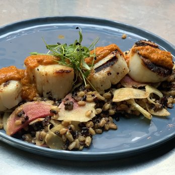 Thomas Hill Organics - Scallops - New American Near Me - Paso Robles, California Thomas Hill Organics - Scallops - New American Near Me - Paso Robles, California
