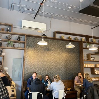 Compass Coffee Downtown - people sitting at tables in a coffee shop - Coffee & Tea Near Me - Vancouver, Washington