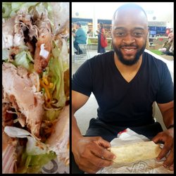 KFC - Handsome Guy w a yummy Grilled Chicken Wrap !!
