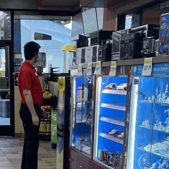 Love's Travel Stop - Mr. hang around the bathroom stall - Gas Stations Near Me - Tehachapi, California