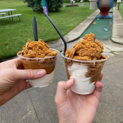 World's Finest Frozen Custard - Cookie butter topping