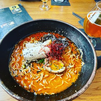 The Funky Monkey - Spicy Miso Ramen - Tapas Bars Near Me - Mount Dora, Florida The Funky Monkey - Spicy Miso Ramen - Tapas Bars Near Me - Mount Dora, Florida