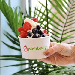 Pinkberry Norman - Original with Raspberries and Blueberries