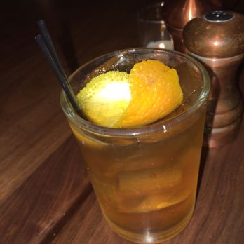 North Italia - Scotch old fashioned --- black label - Pizza Near Me - El Segundo, California