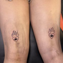 Flash sale friday the 13th tattoo back of legs