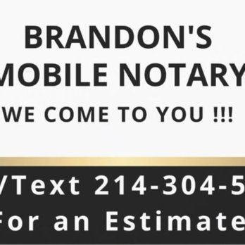 Brandon's Mobile Notary - Notaries Near Me