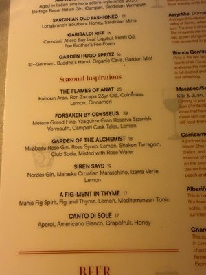 Menu photo 1 Garibaldi San Diego, CA Menu photo 1 Garibaldi San Diego, CA