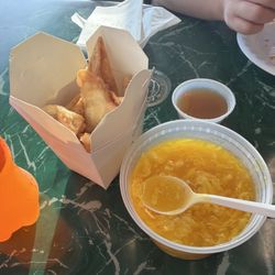 China Wok - egg drop soup crab rangoon