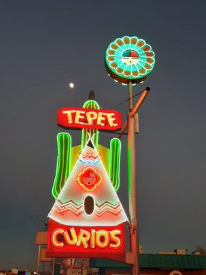 Photo of Blue Swallow Motel - Tucumcari, NM, US. Historic downtown US Route 66