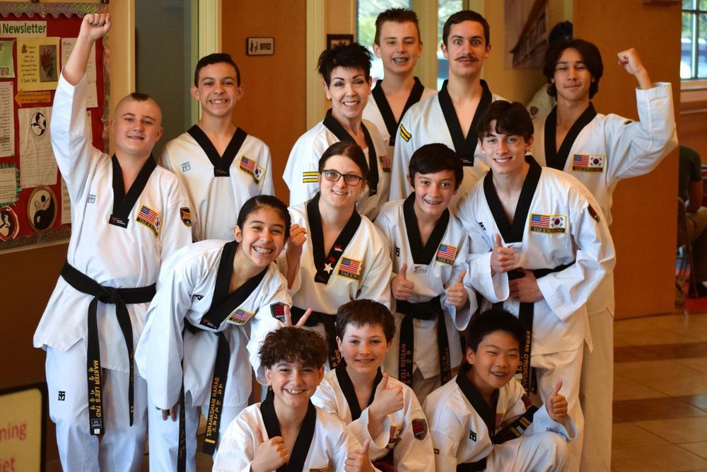 K Taekwondo US Black Belt Center Logo
