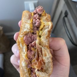 Will never be eating at this mcdonald's location again. Ordered a quarter pounder and received this.