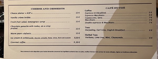Menu photo 1 Les Saisons Roissy-en-France, 01