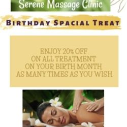 Serene Massage Clinic - Available for Thai massage only.