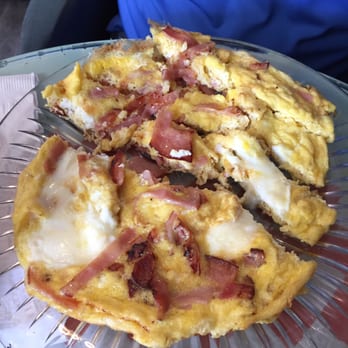 Frenchies Cafe - Ham and cheese omelette- frittata like. - French Near Me - Key West, Florida Frenchies Cafe - Ham and cheese omelette- frittata like. - French Near Me - Key West, Florida