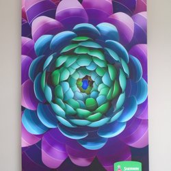 Sherwin-Williams Paint Store - Funky colorful advertising wall decor.
