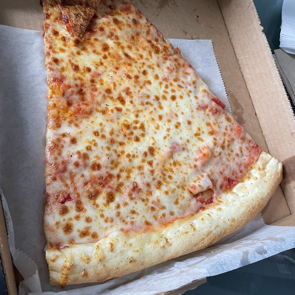Aladdin's Kitchen - HUGE pizza Jumbo Cheese Slice - Halal Near Me - Washington, DC, District of Columbia