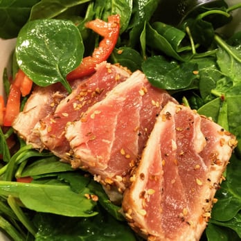 Dry Dock Fish Co - My dinner made from fresh Ahi Tuna! - Seafood Markets Near Me - Fullerton, California