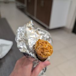Blue Store Chicken - Crawfish boudin sausage